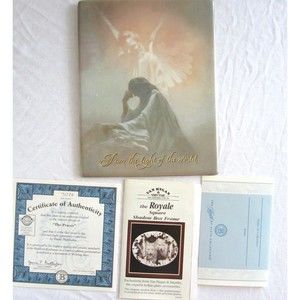 Bradford Exchange The Prayer Plate with COA Eternal Light by Danny Hahlbohm